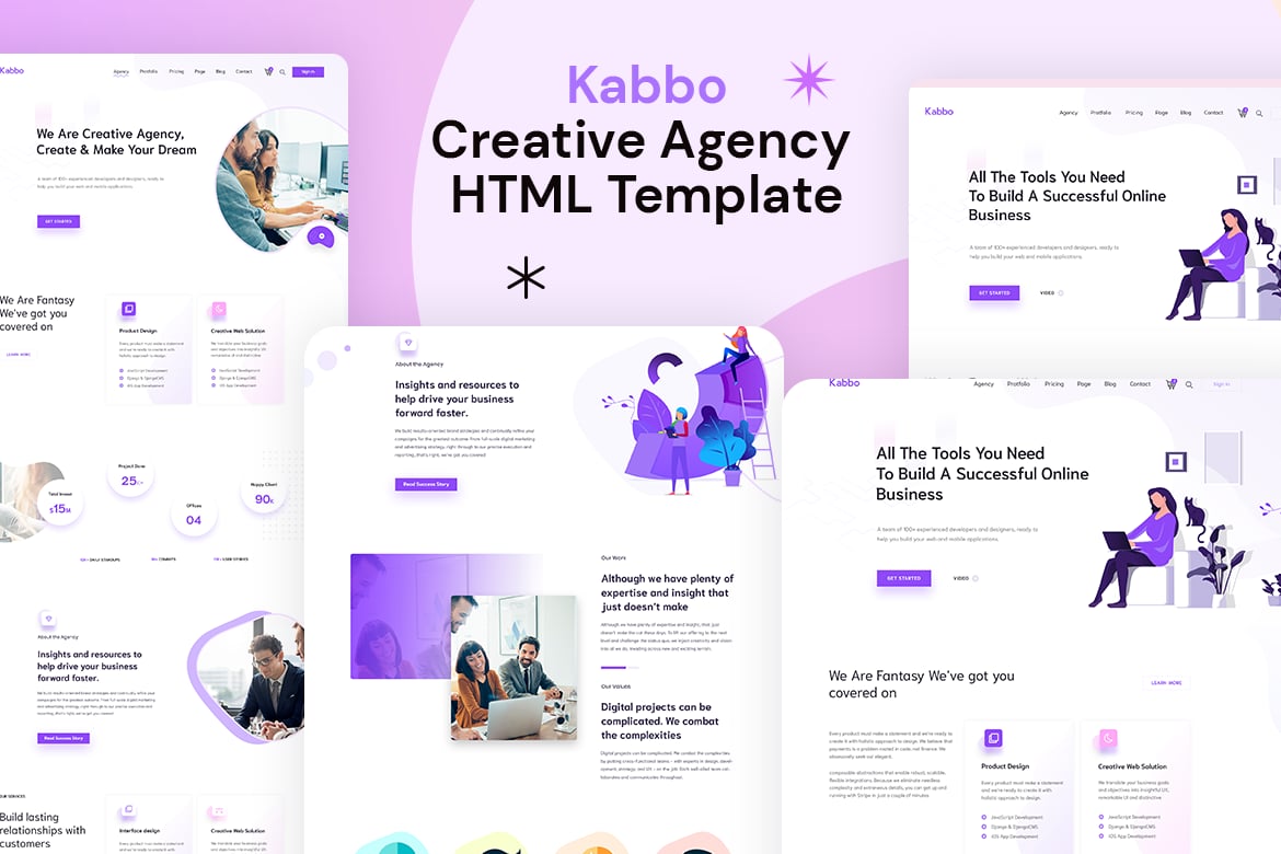 HTML-шаблон Kabbo - Креативное агентство